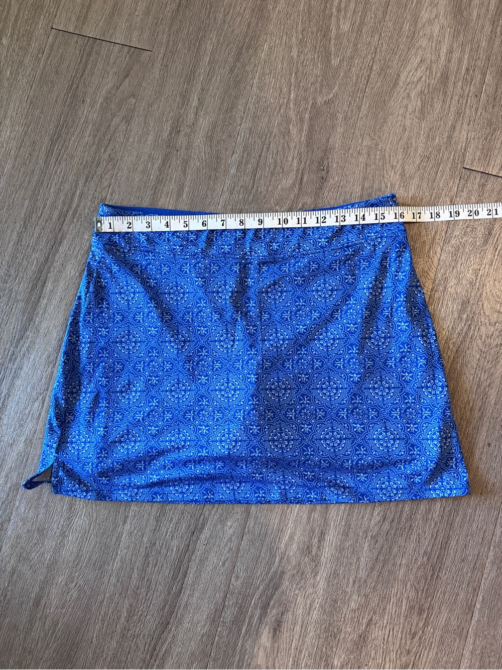 Tranquility by Colorado Clothing Blue Medallion Print Skort - Picture 5 of 6